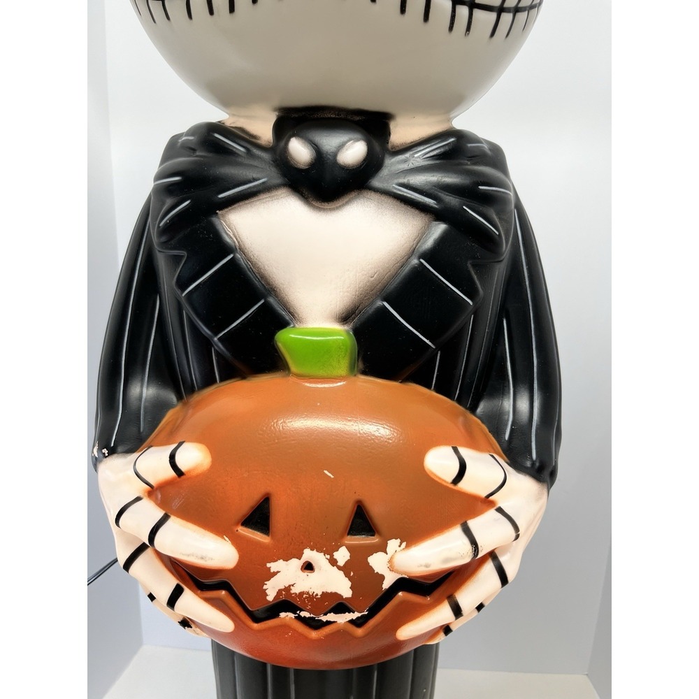 RARE Disney The Nightmare Before Christmas 35" Jack Skellington Blow Mold Lights - Picture 3 of 11
